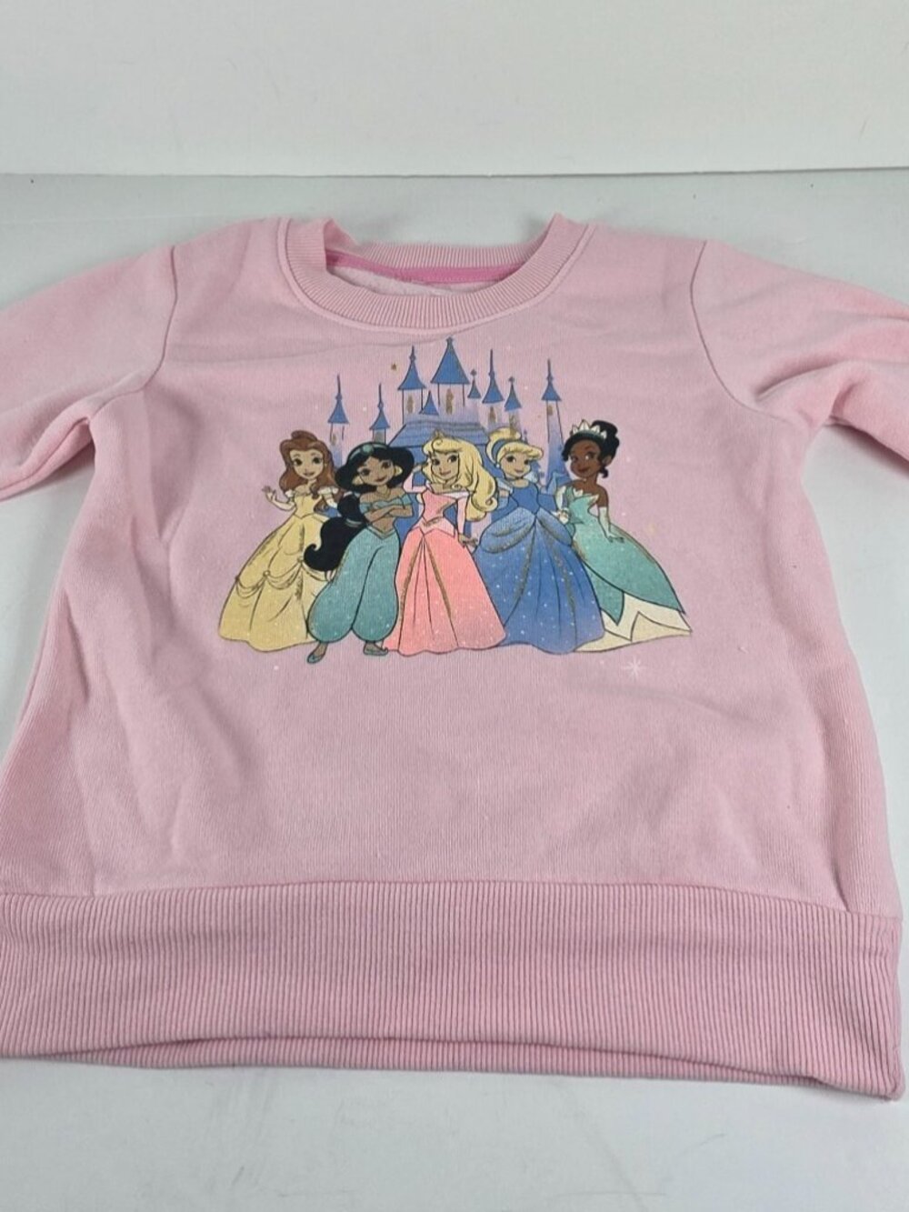 Disney Princess Toddler Girls Sweatshirt Pink Size 2T